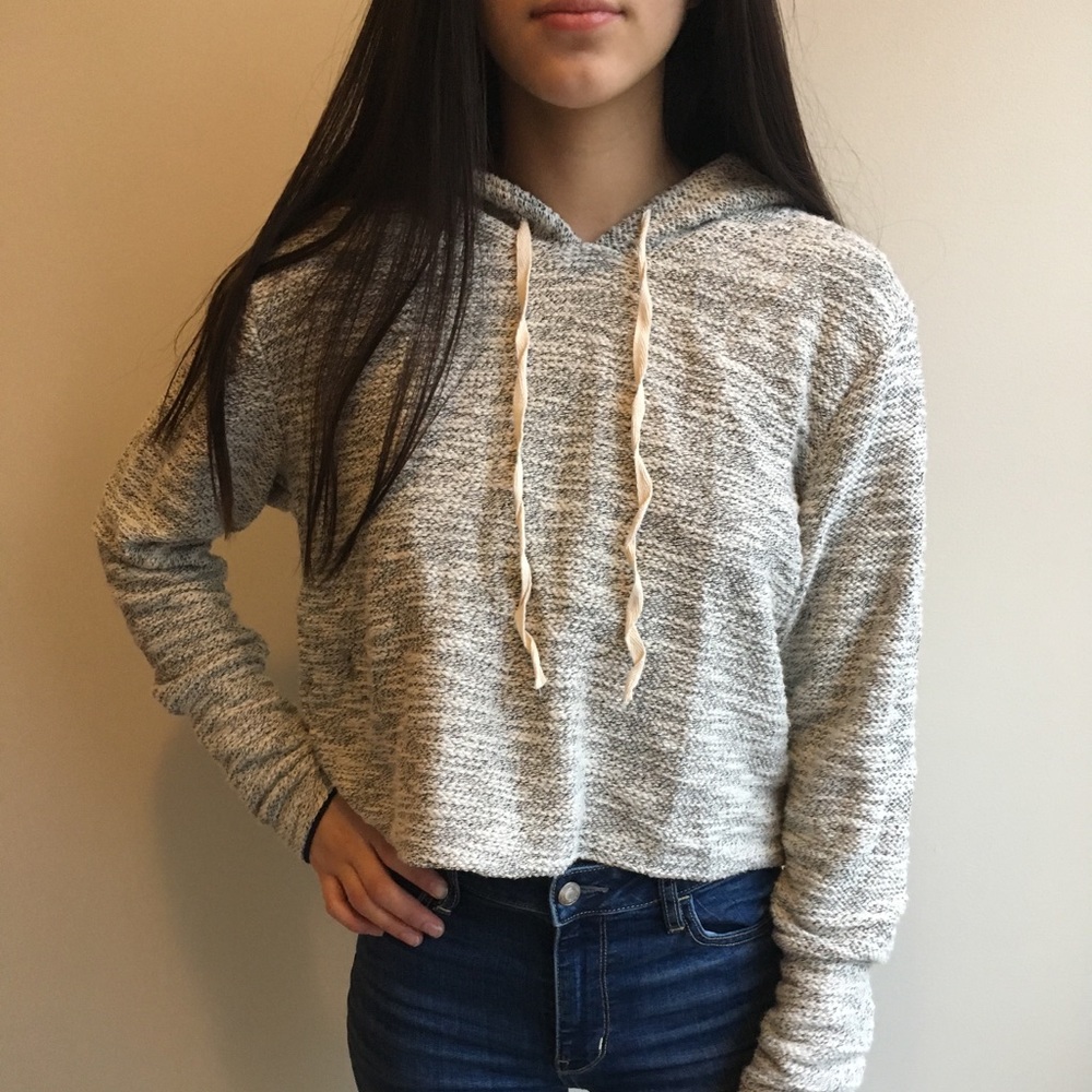 Brandy Melville cropped hoodie